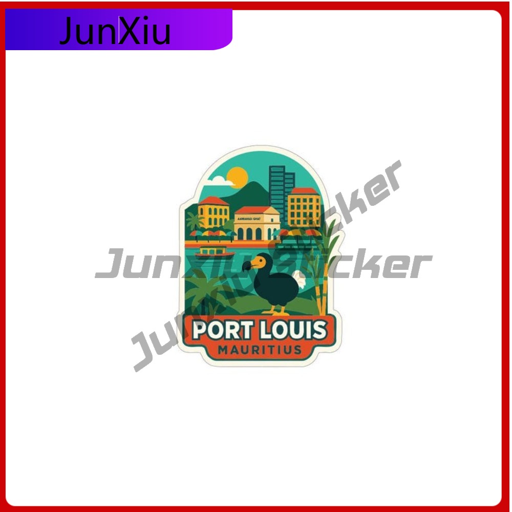 Travel Accessories Mauritius - Порт Louis Mauritius City Travel Стикер