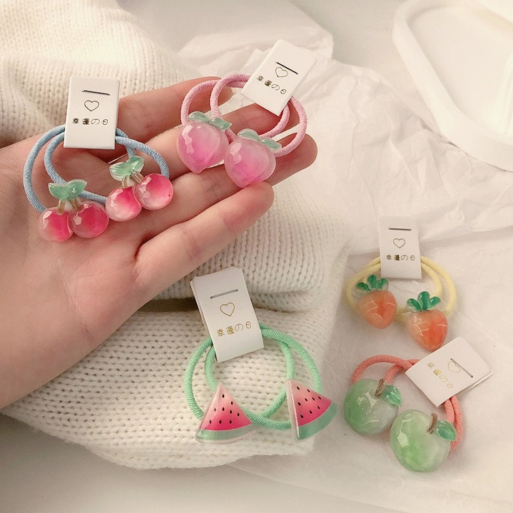 Travel Accessories For Baby - Детские резинки для волос с морковью,