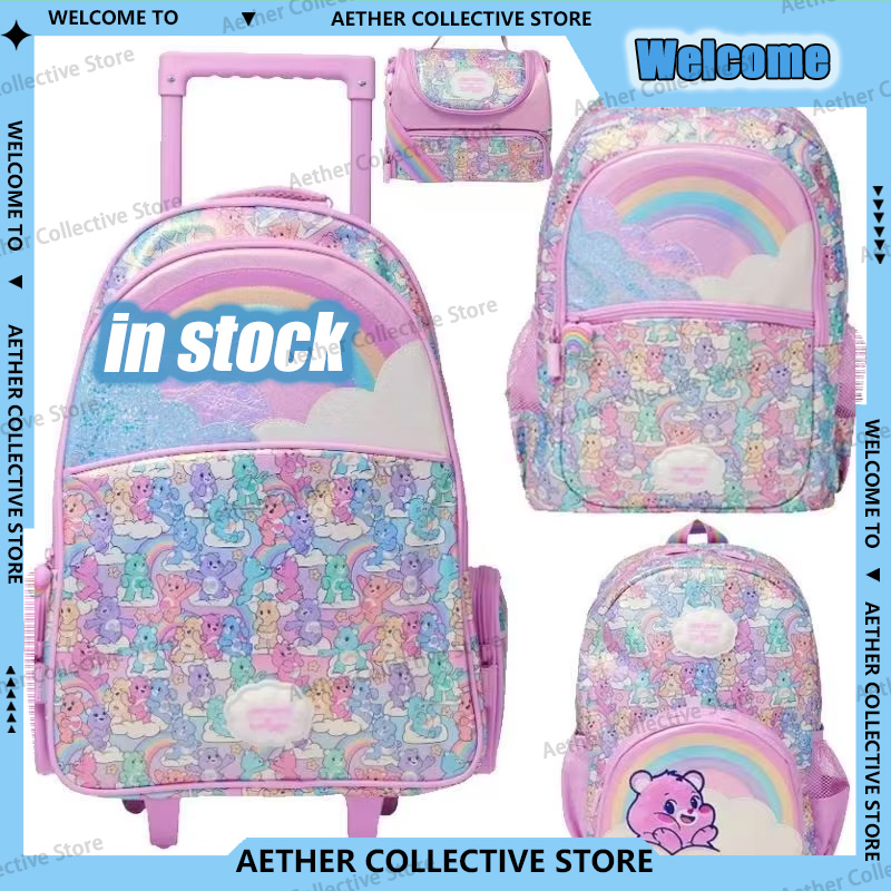 Travel Accessories Pink - Розовый игривый рюкзак с медведем, включающий