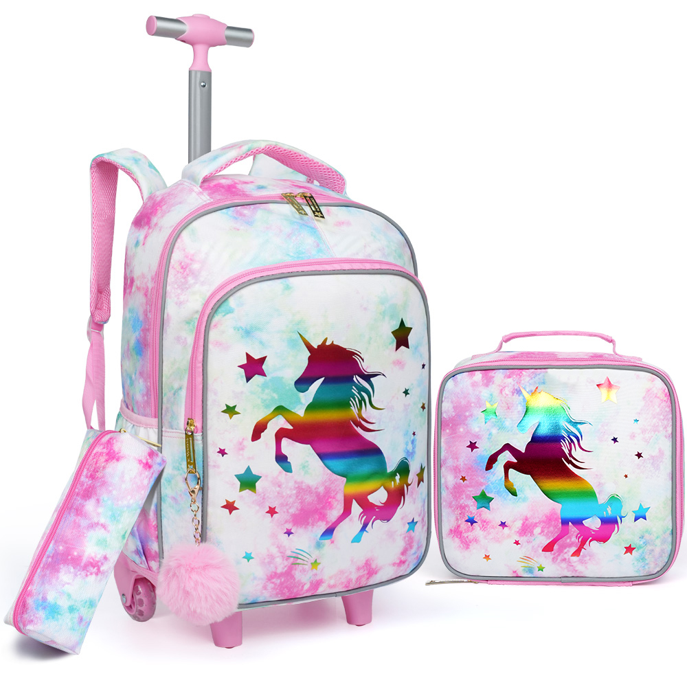 Travel Accessories Pink - 3 предмета: детская дорожная сумка, чемодан,