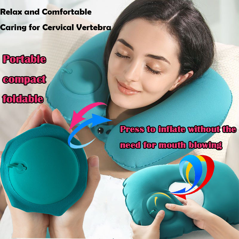 Travel Pillow Inflatable - Портативная надувная подушка для шеи с