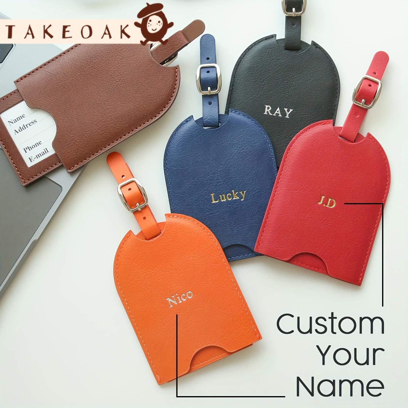 Travel Accessories Overseas - Бирка для багажа из искусственной кожи