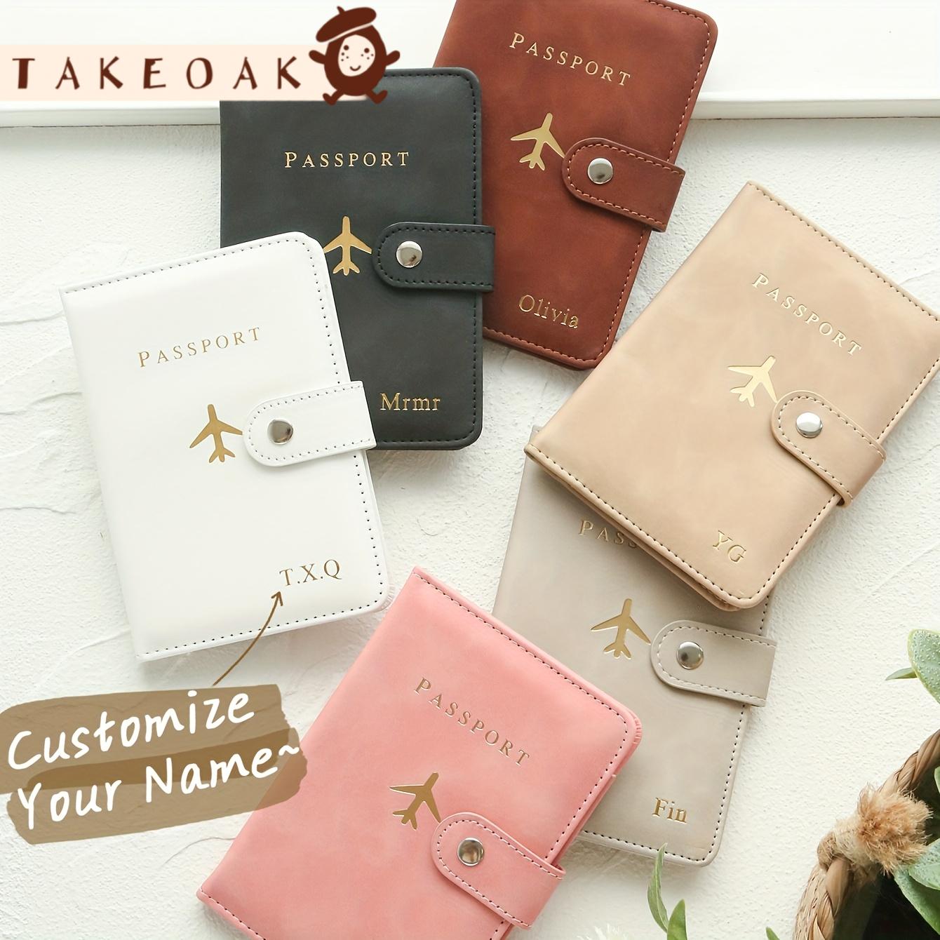Travel Accessories Overseas - Персонализированный чехол для паспорта из искусственной