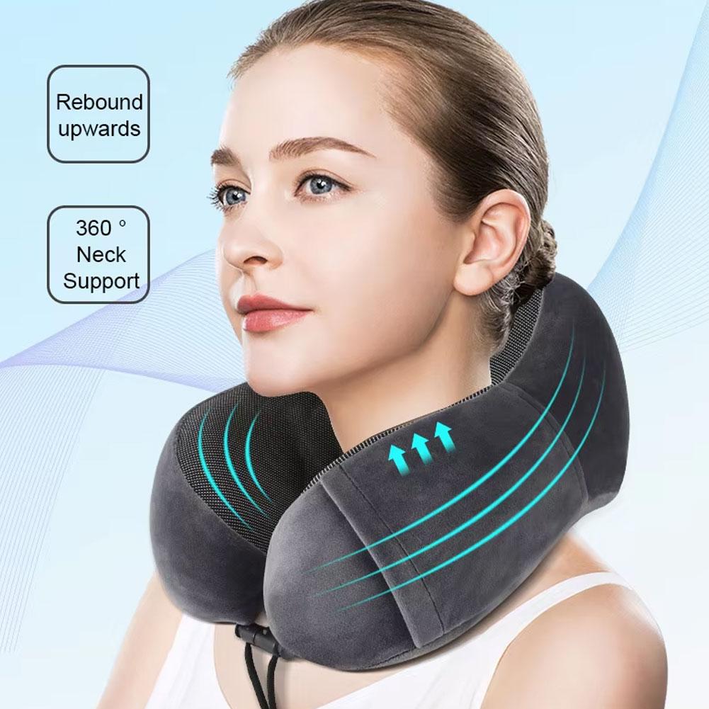 U-образная подушка для шеи с м – обзор и цена Travel Pillow Inflatable