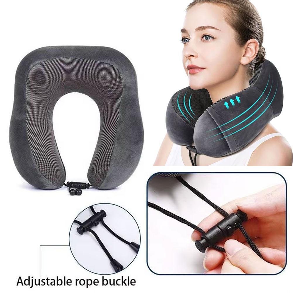 U-образная подушка для шеи с м – обзор и цена Travel Pillow Inflatable