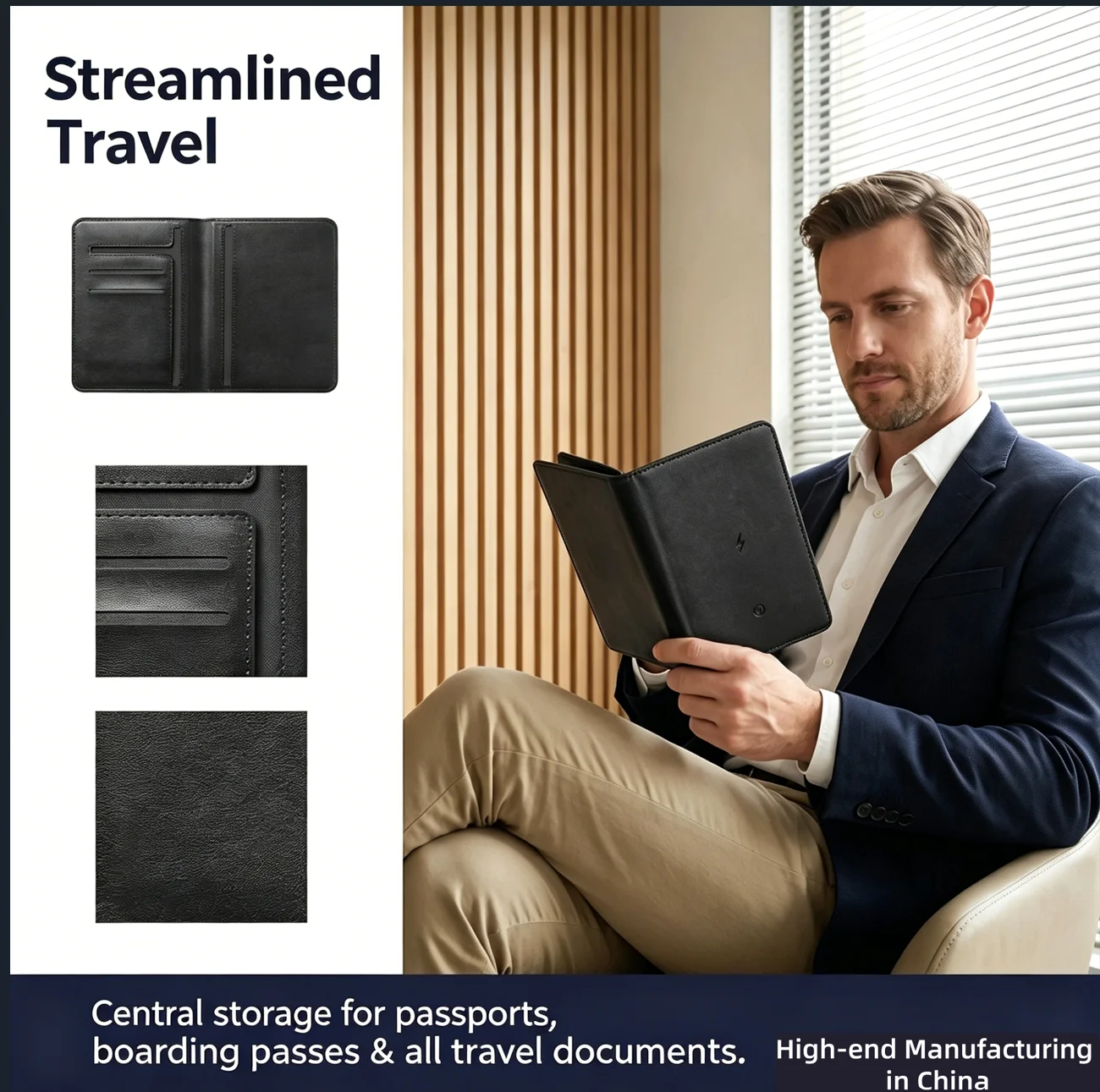 Умный чехол-держатель для пасп – обзор и цена Travel Accessories Apple