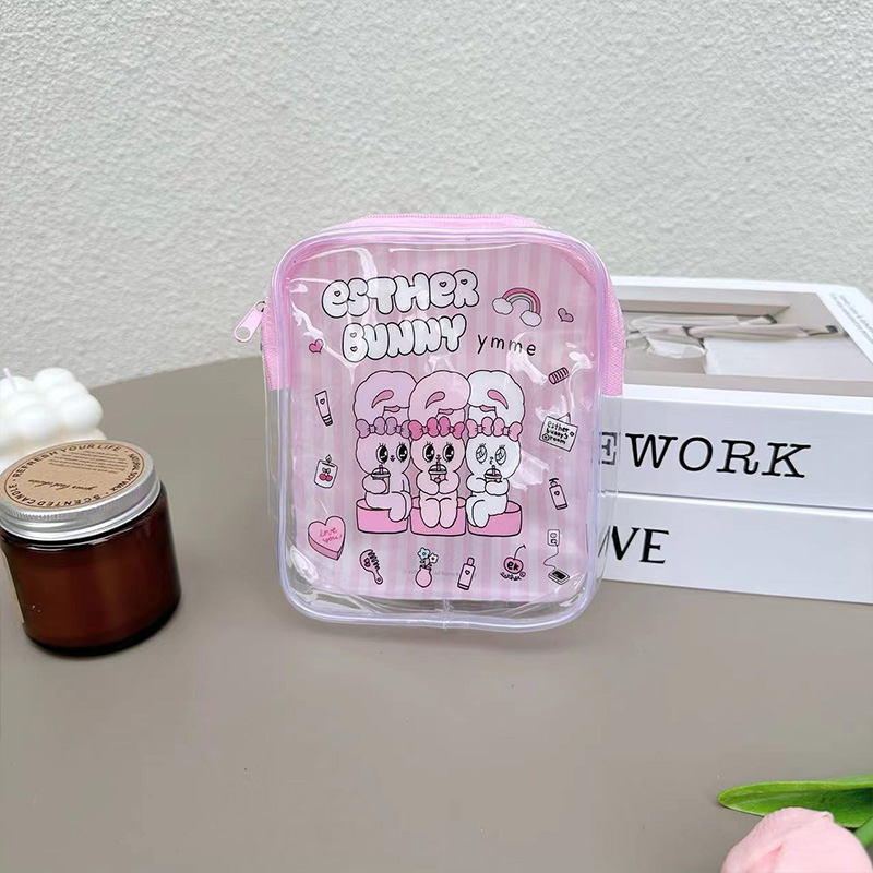 Милая прозрачная косметичка Es – обзор и цена Travel Accessories Pink