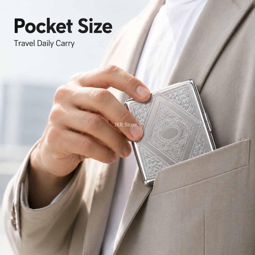 Портсигар из нержавеющей стали – обзор и цена Travel Accessories Holder
