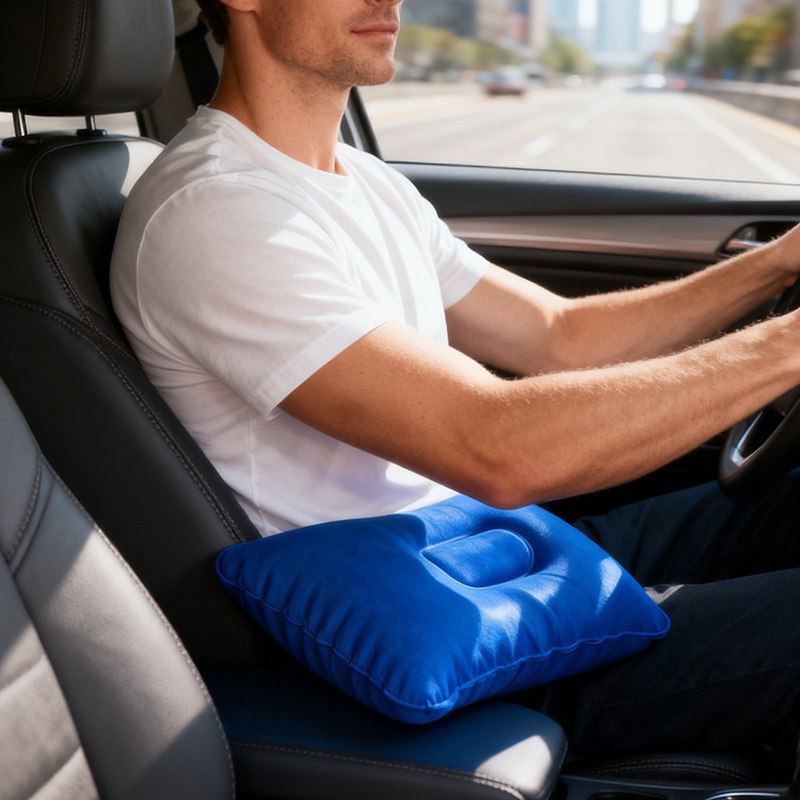 Надувные дорожные подушки (2 ш – обзор и цена Travel Pillow Inflatable