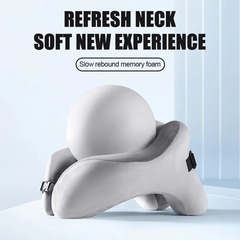 Подушка для шеи U-образной фор – обзор и цена Travel Pillow Inflatable