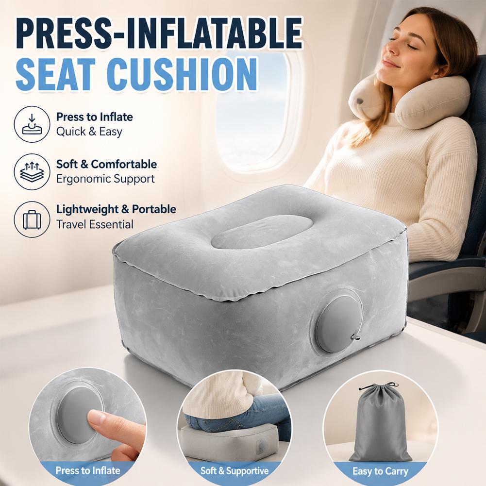 Надувная подушка-подставка для – обзор и цена Travel Pillow Inflatable