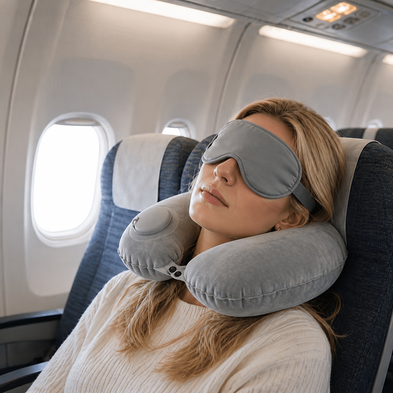 Надувная дорожная подушка для  – обзор и цена Travel Pillow Inflatable