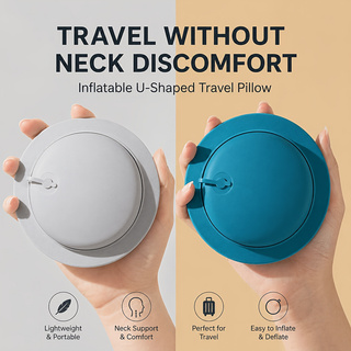 Надувная дорожная подушка для  – обзор и цена Travel Pillow Inflatable