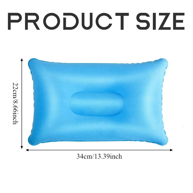 Портативная складная надувная  – обзор и цена Travel Pillow Inflatable