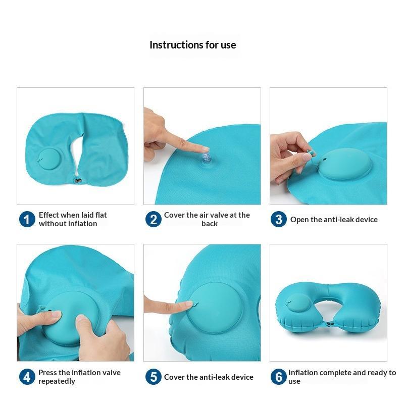 Надувная портативная подушка д – обзор и цена Travel Pillow Inflatable